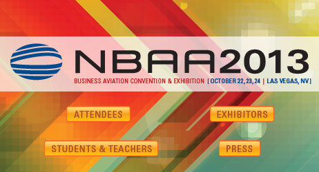 Meet us at NBAA2013 in Las Vegas on October 22-24